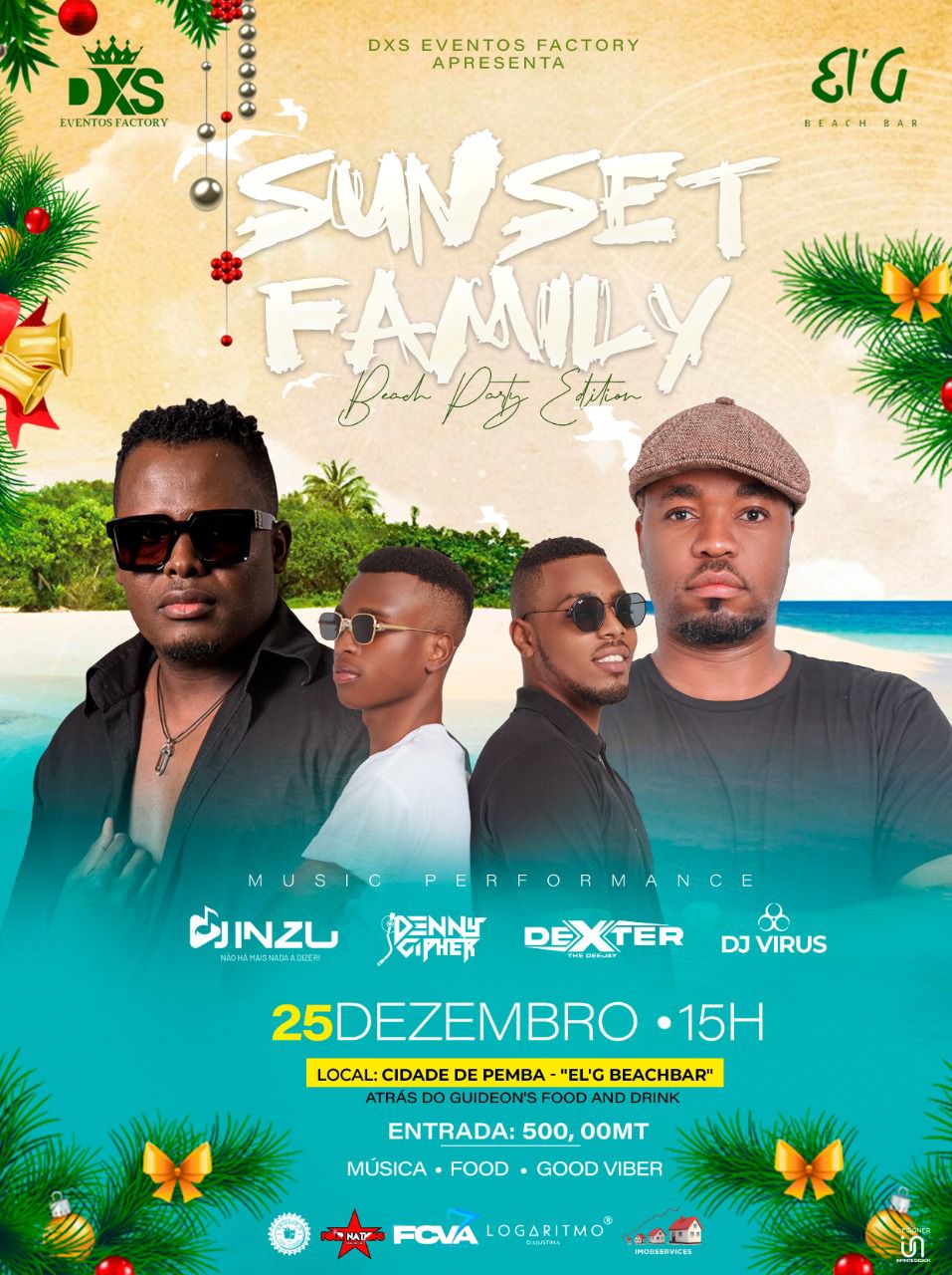 SUNSET FAMILY - BEACH PARTY EDITION