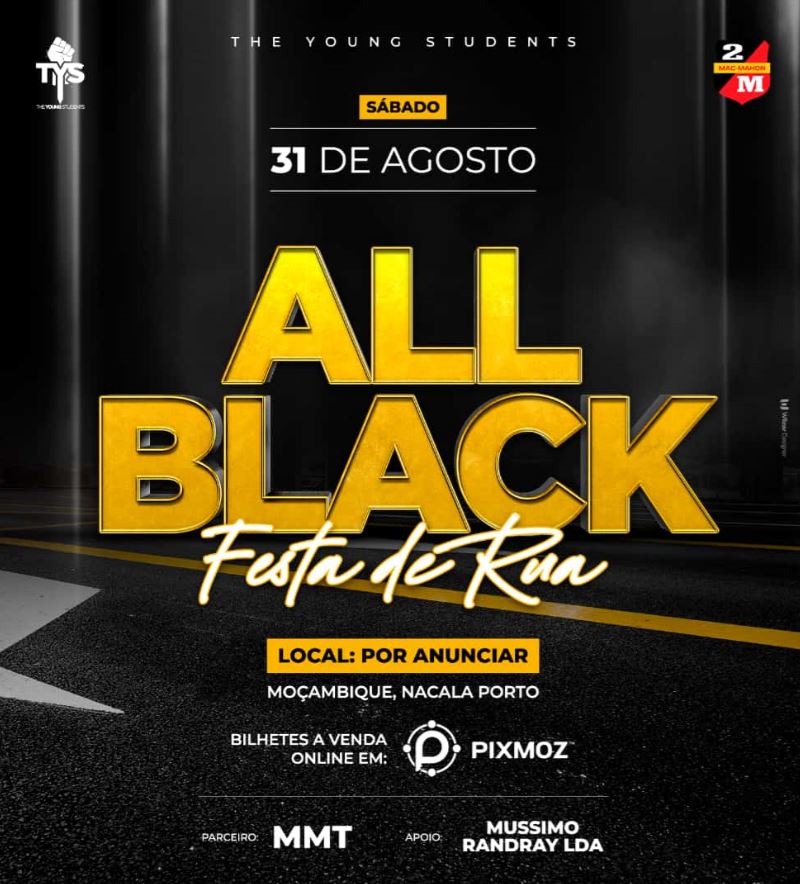 ALL BLACK - FESTA DE RUA